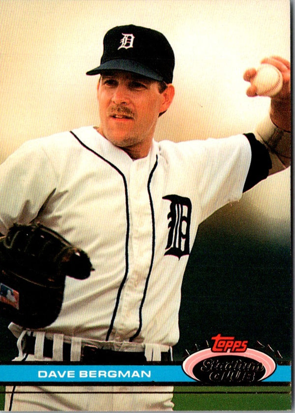 1991 Stadium Club Dave Bergman #386