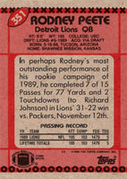 1990 Topps Rodney Peete #351
