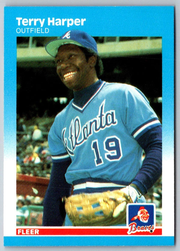 1987 Fleer Terry Harper #517