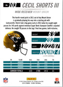 2014 Panini Cecil Shorts