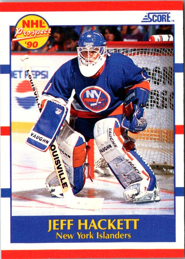 1990 Score Jeff Hackett #388 Rookie