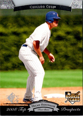 2008 Upper Deck Timeline 1995 SP Top Prospects Autographs Micah Hoffpauir #200