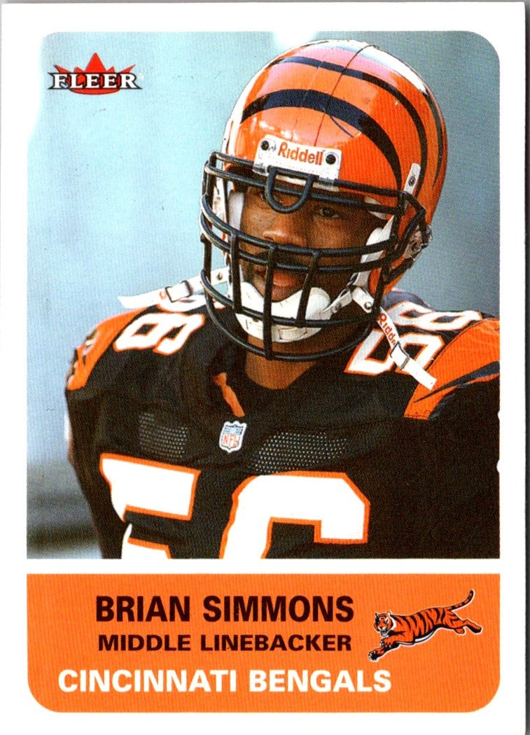 2002 Fleer Brian Simmons