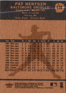 2002 Fleer Tradition Pat Hentgen