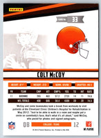 2012 Panini Certified Colt McCoy #33