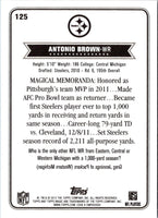 2012 Topps Magic Antonio Brown #125
