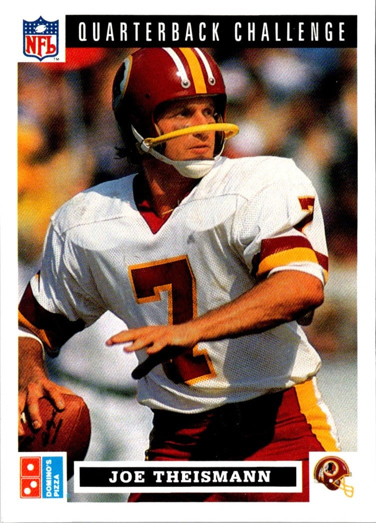 1991 Domino's The Quarterbacks Joe Theismann