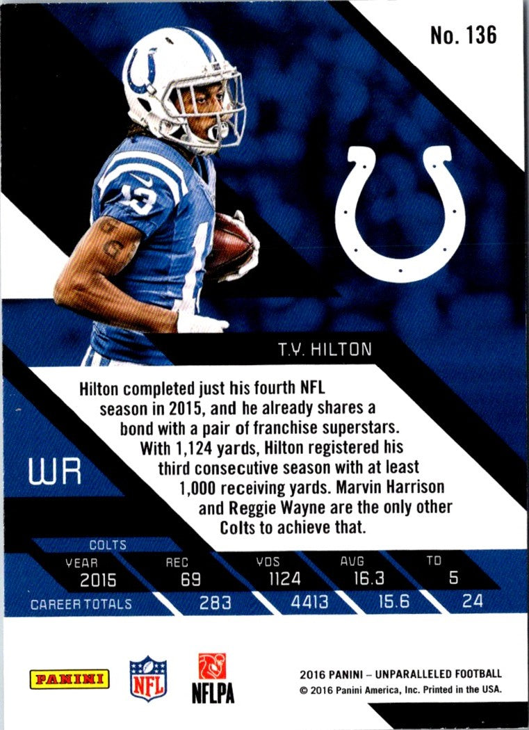 2016 Panini Unparalleled T.Y. Hilton