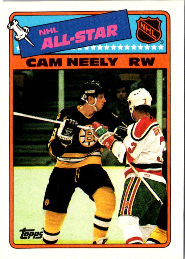 1988 Topps Sticker Inserts Cam Neely #9