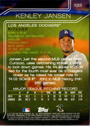 2015 Stadium Club Kenley Jansen