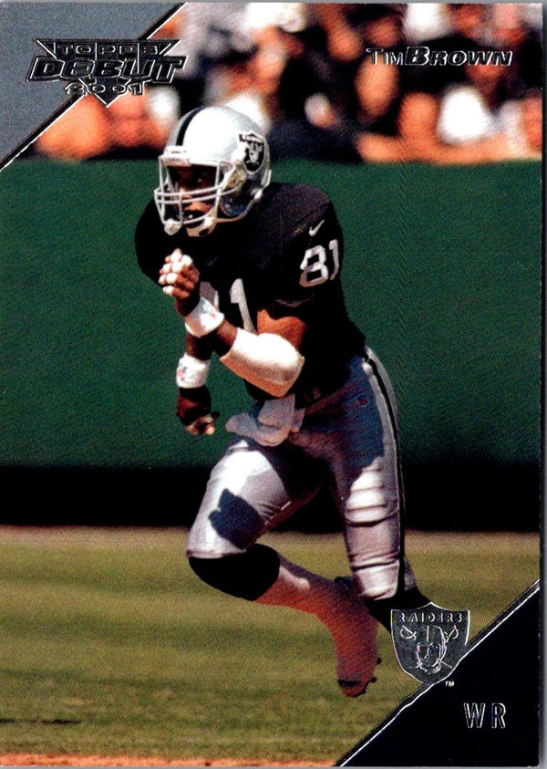 2001 Topps Debut Tim Brown #70