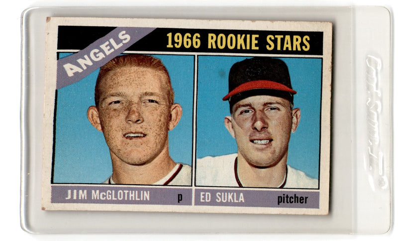 1966 Topps Angels Rookies - Jim McGlothlin/Ed Sukla