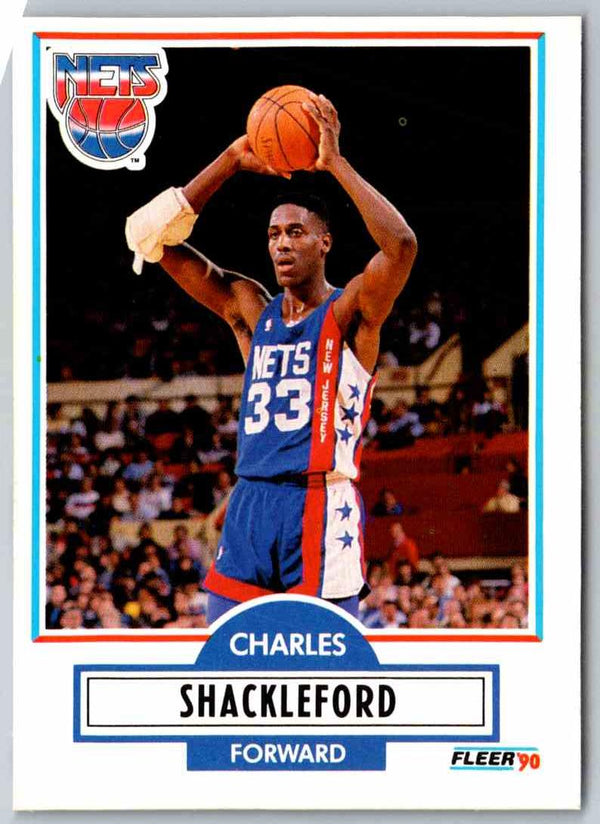 1990 Fleer Charles Shackleford #122