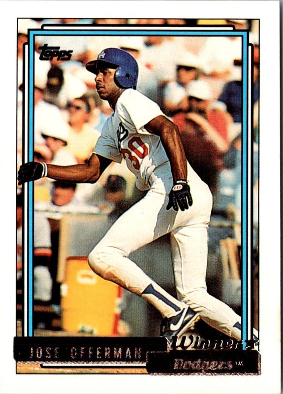 1992 Topps Jose Offerman #493