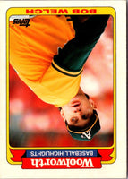 1991 Topps Woolworth Baseball Highlights Bob Welch #4