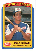 1990 Swell Baseball Greats Davey Johnson #61