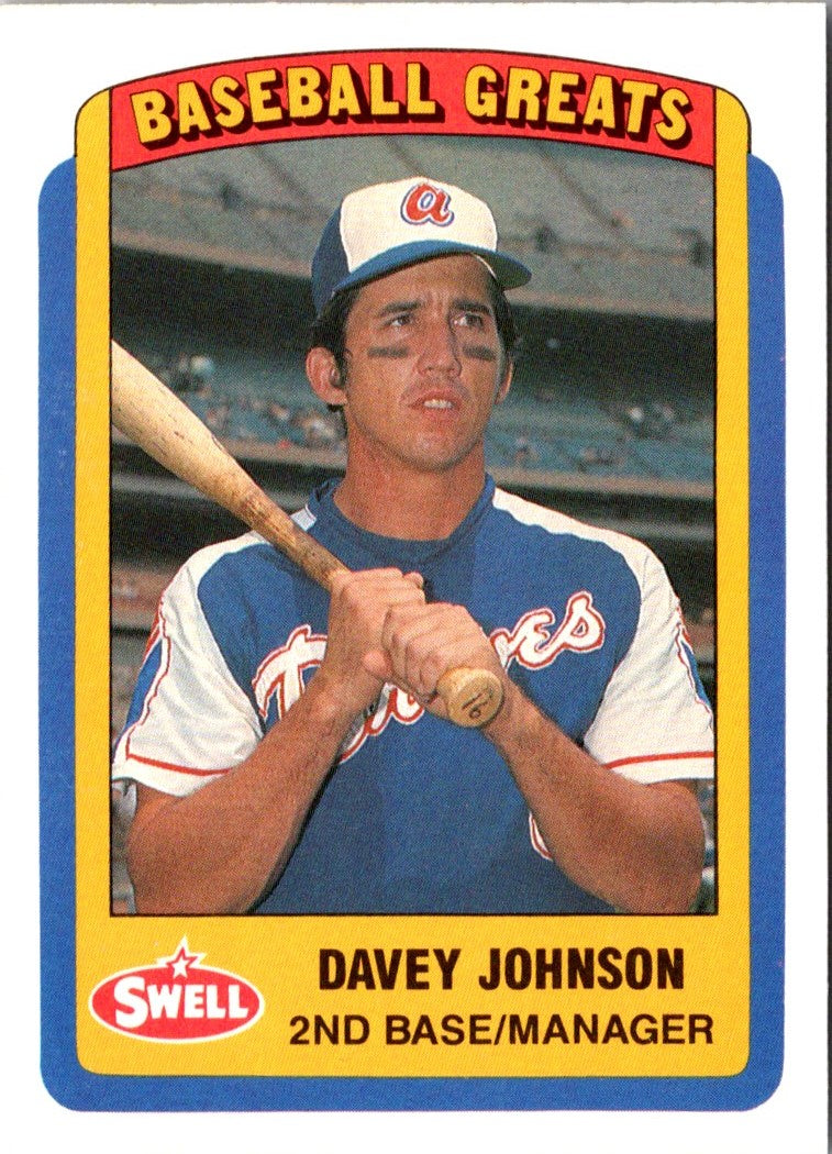 1990 Swell Baseball Greats Davey Johnson