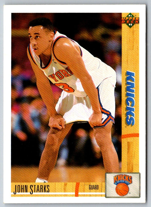 1991 Upper Deck John Starks #482