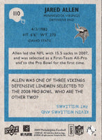 2009 Upper Deck Jared Allen #110