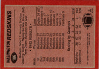 1984 Topps Washington Redskins #9 NM+