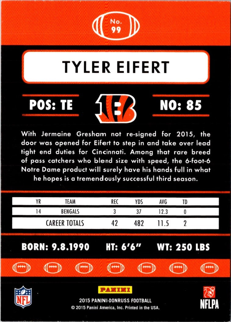 2015 Donruss Tyler Eifert