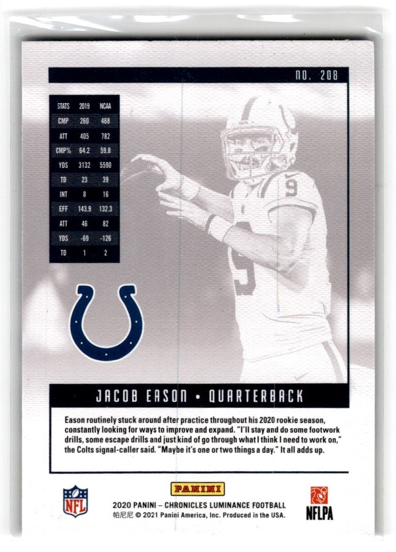 2020 Panini Sticker & Card Collection Indianapolis Colts Logo