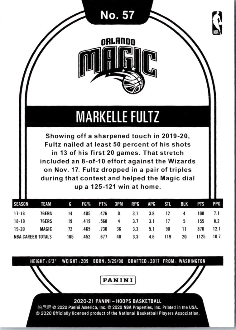 2019 Hoops Markelle Fultz