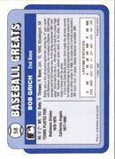 1990 Swell Baseball Greats Bob Grich