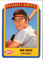 1990 Swell Baseball Greats Bob Grich #58
