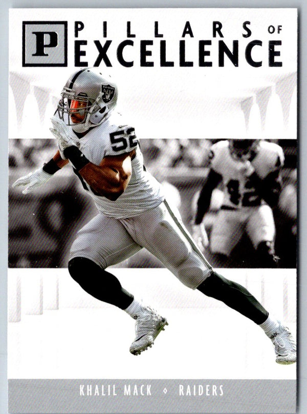 2018 Panini Pillars of Excellence Khalil Mack #PI-KM