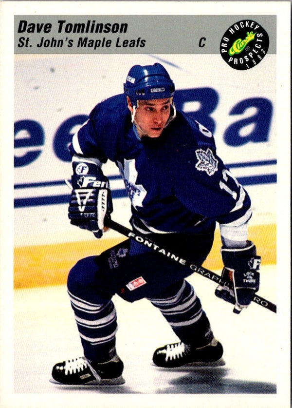 1993 Classic Pro Prospects Dave Tomlinson #12