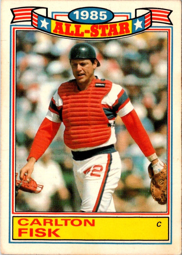 1986 Topps Carlton Fisk #290