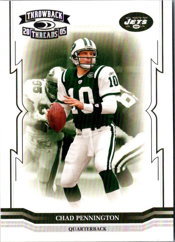 2005 Donruss Throwback Threads Chad Pennington #100