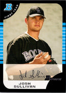 2005 Bowman Chrome Draft Picks & Prospects Josh Sullivan