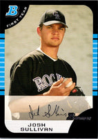 2005 Bowman Chrome Draft Picks & Prospects Josh Sullivan #BDP111 Rookie