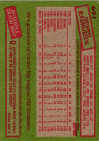 1985 Topps Dennis Rasmussen #691