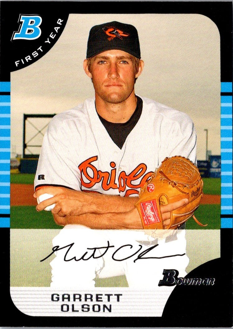 2005 Bowman Chrome Draft Picks & Prospects Garrett Olson