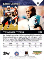 2001 Topps Debut Eddie George #68