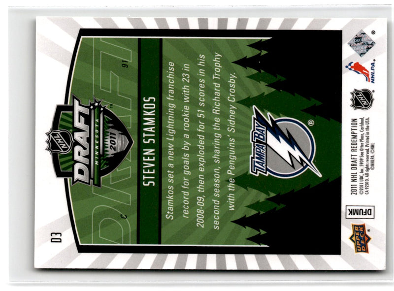 2007 In The Game Ultimate Memorabilia Future Star Autos Steven Stamkos