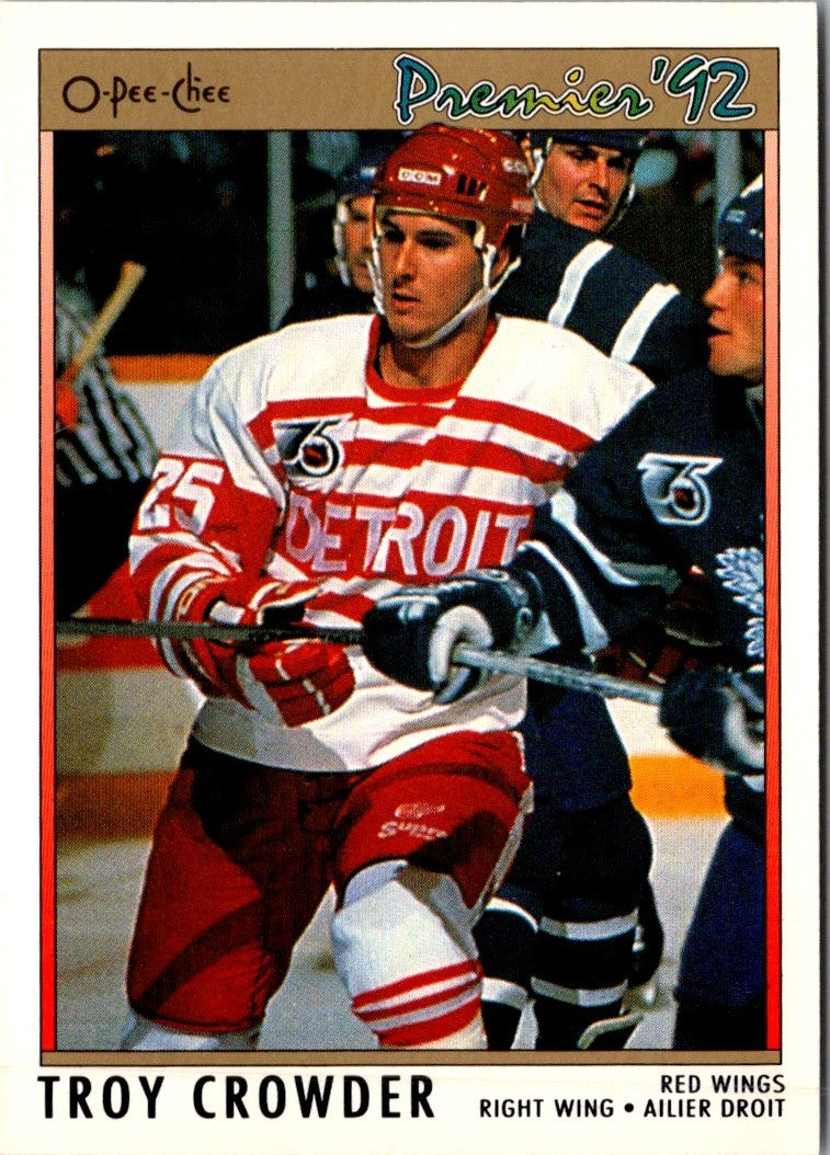 1991 O-Pee-Chee Premier Troy Crowder