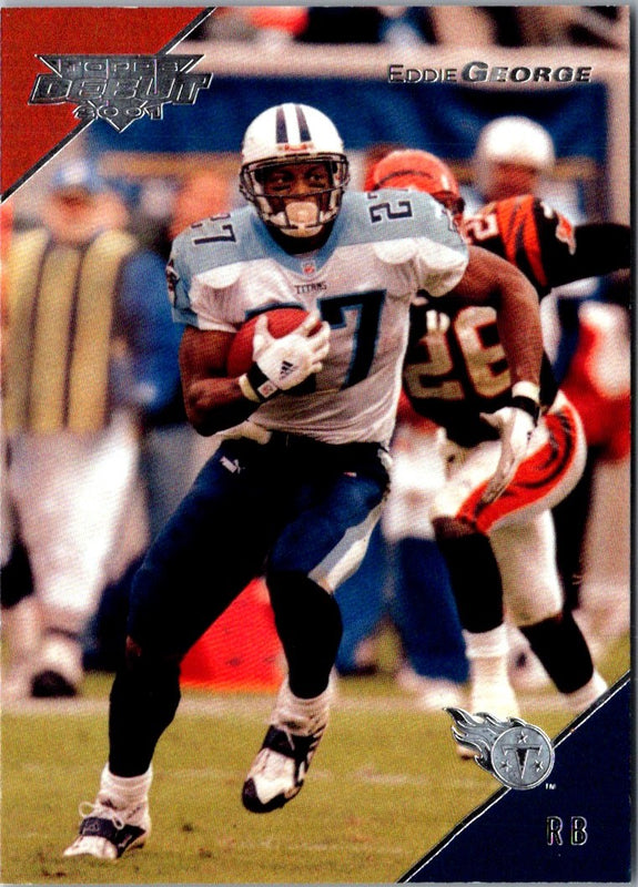 2001 Topps Debut Eddie George #68