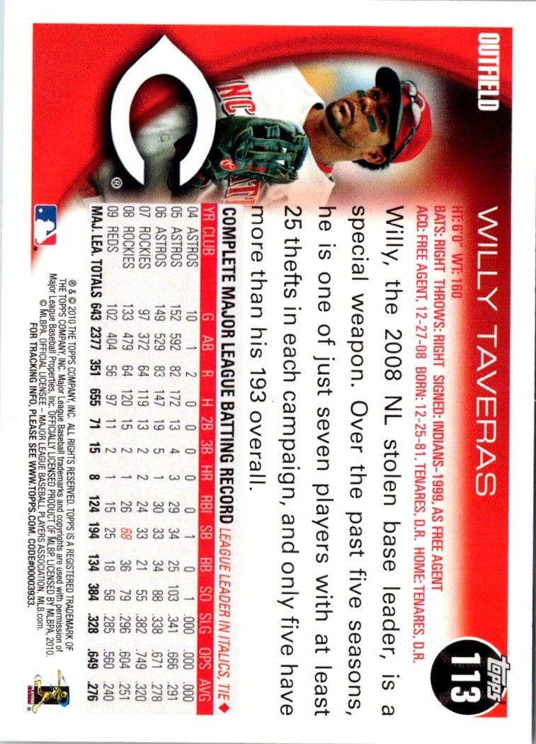 2010 Topps Willy Taveras