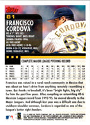 2000 Topps Opening Day Francisco Cordova