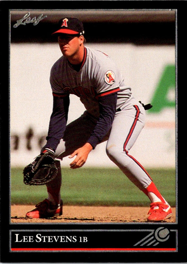 1992 Leaf Black Gold Lee Stevens #361