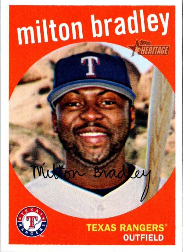 2008 Topps Heritage Milton Bradley #205