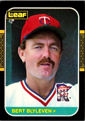 1987 Leaf Bert Blyleven #100
