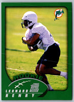 2002 Topps Leonard Henry #358 Rookie