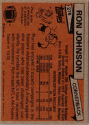 1981 Topps Ron Johnson
