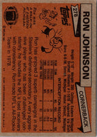 1981 Topps Ron Johnson #278