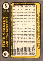 1981 Fleer Fred Stanley #100